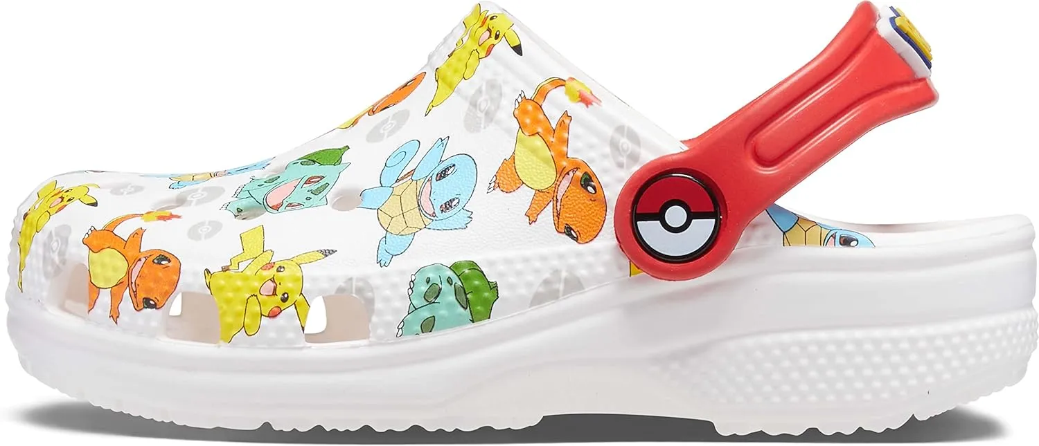 Crocs Unisex-Child Pikachu Classic Pokemon Clog K WHI/MLTI