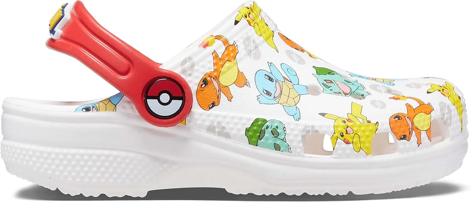 Crocs Unisex-Child Pikachu Classic Pokemon Clog K WHI/MLTI