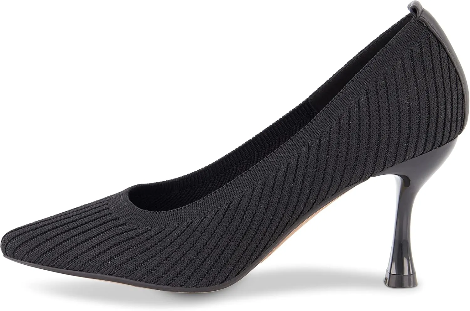 CUSHIONAIRE Women's Encore Knit Dress Pump with Memory Foam Padding, Wide Widths Available