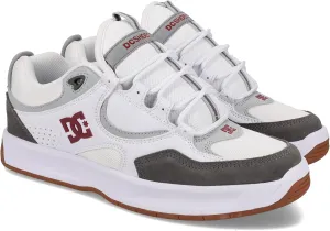 DC Men's Kalynx Zero Skate Shoe, White/RED/Grey, 7