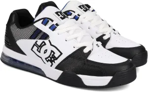 DC Men's Versatile Skate Shoe, White/Black/Blue, 11.5