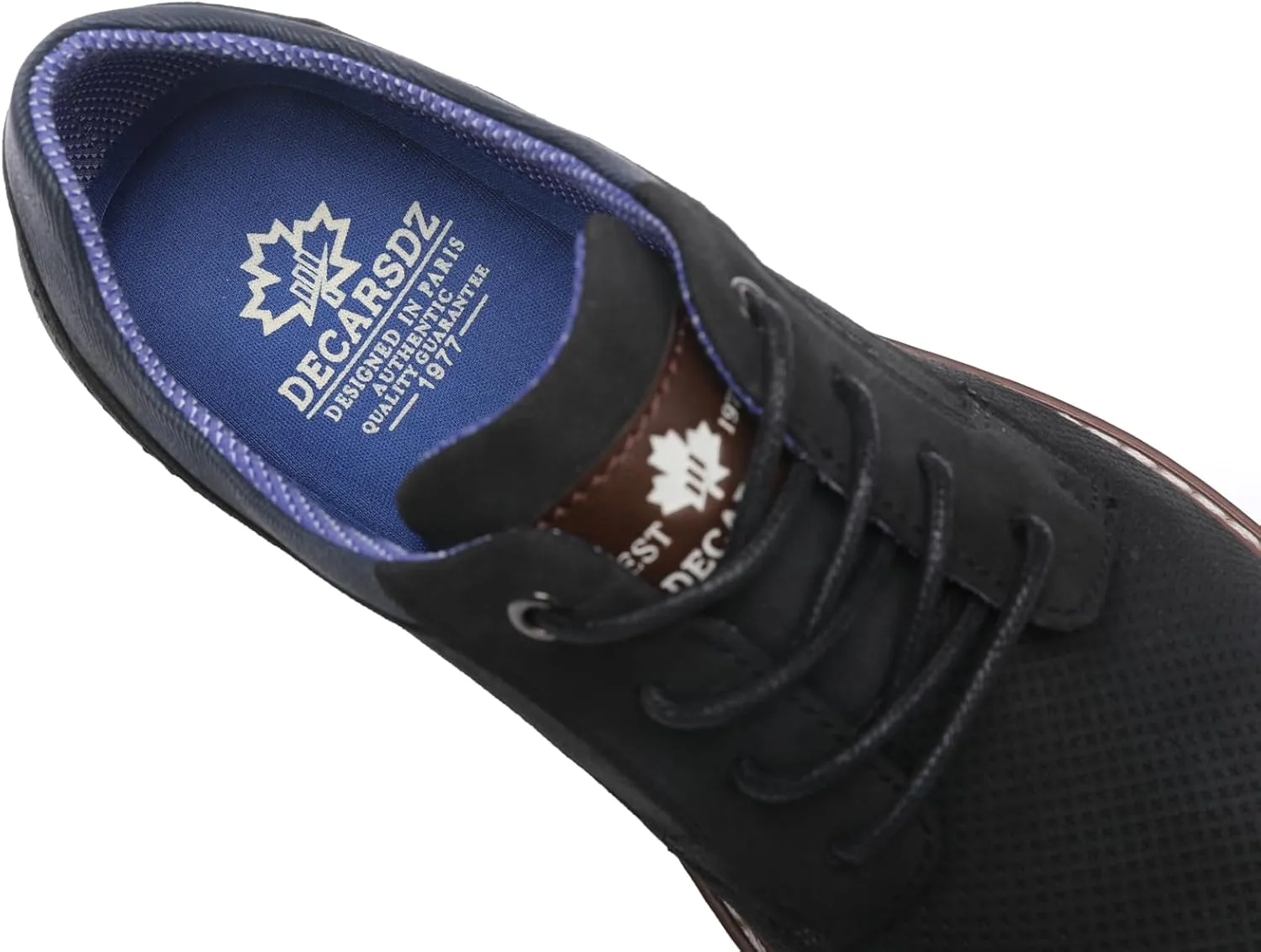 DECARSDZ Mens Dress Shoes Casual Oxford Shoes Business Formal Shoes Use for Business Social Gatherings Wedding Travel
