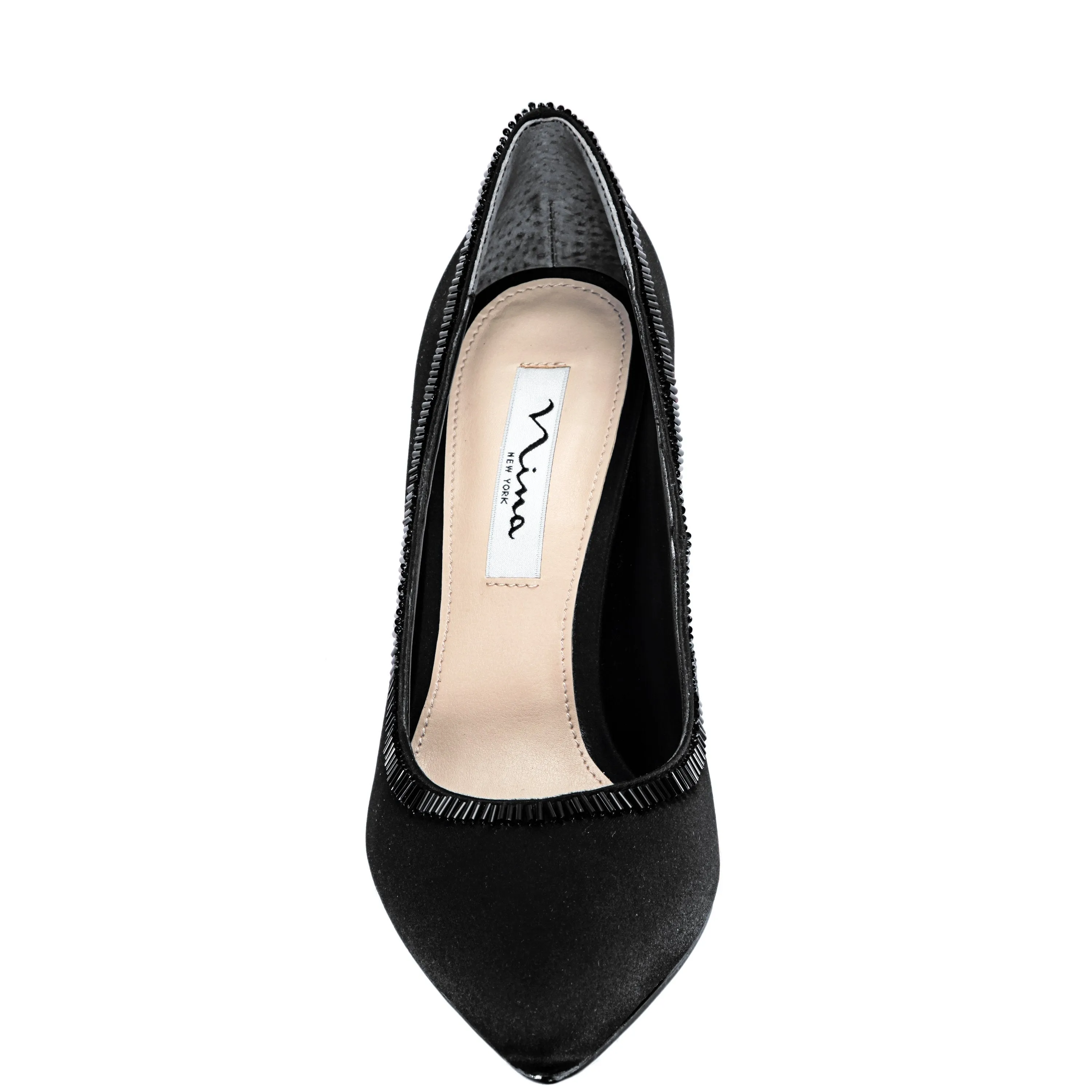 DEEDRA-BLACK SATIN