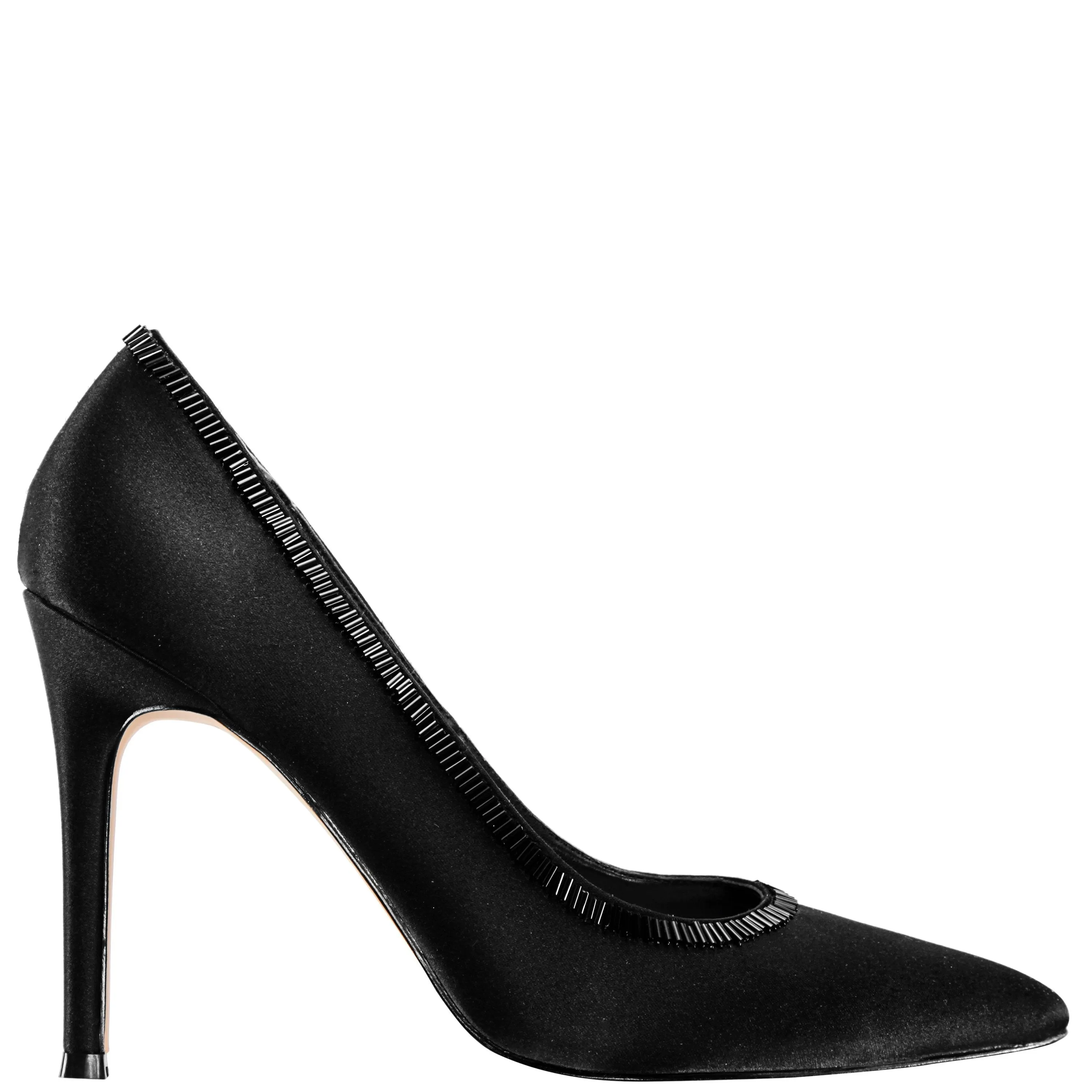 DEEDRA-BLACK SATIN