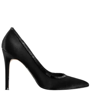 DEEDRA-BLACK SATIN