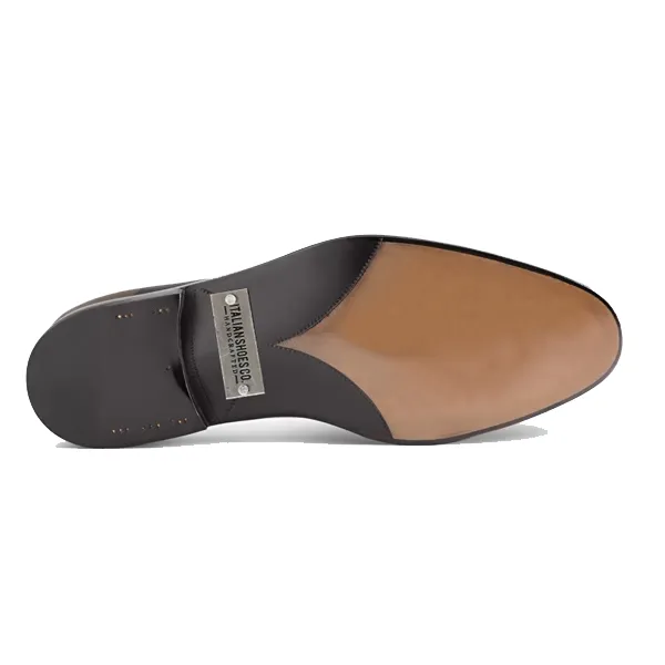 Derby Blucher Shade Brown Leather Shoes