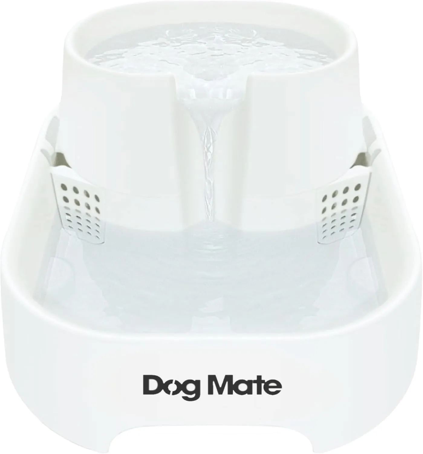 Dog Mate Large Pet Fountain for Dogs and Cats with Included Filter - 200 fl. oz. Capacity