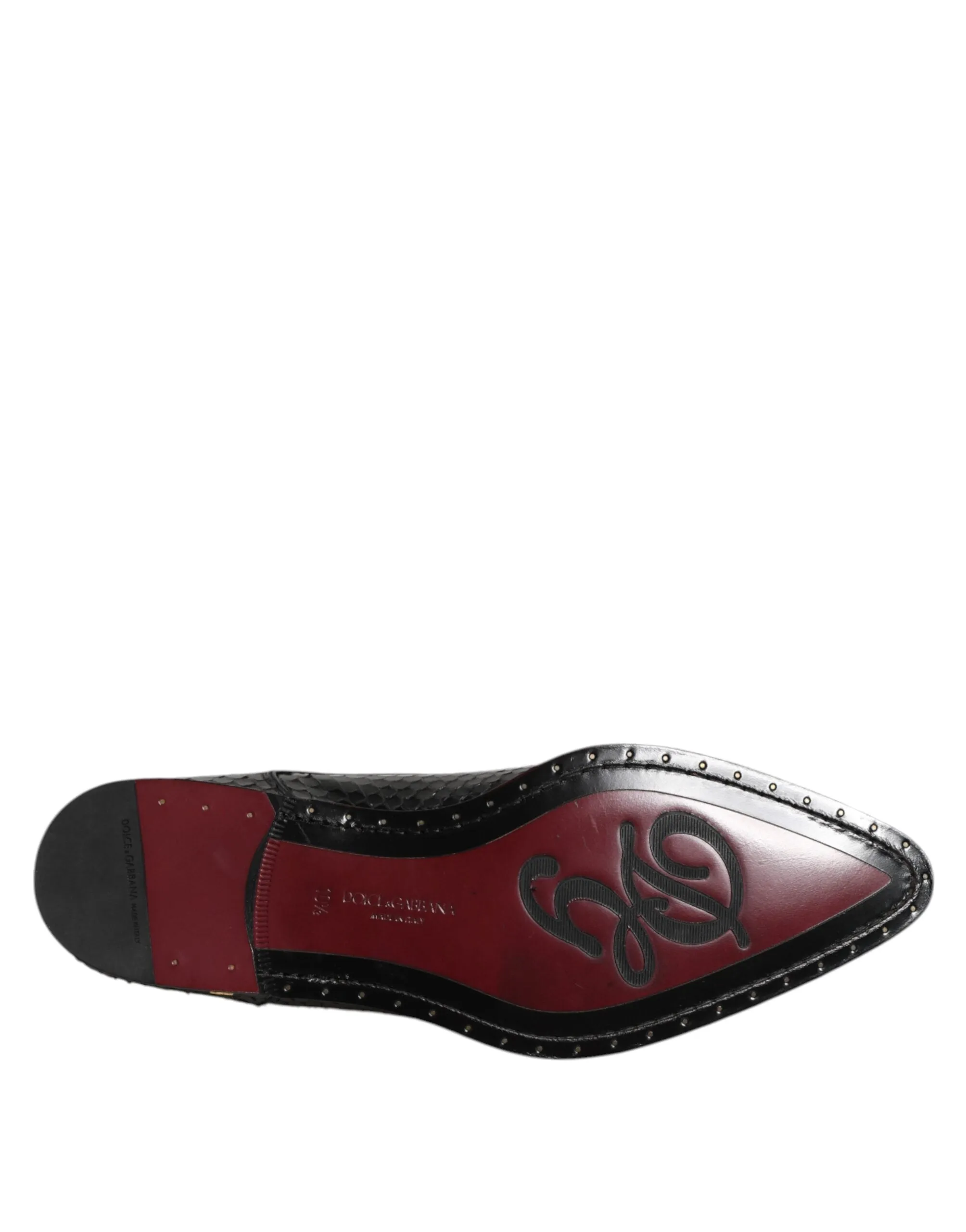 Dolce Black Excellent aftercare Shoes Lace Gabbana Fraud-proof Up Men & Leather Dress Derby