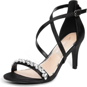 DREAM PAIRS Women's Dolce Fashion Stilettos Open Toe Pump Heel Sandals