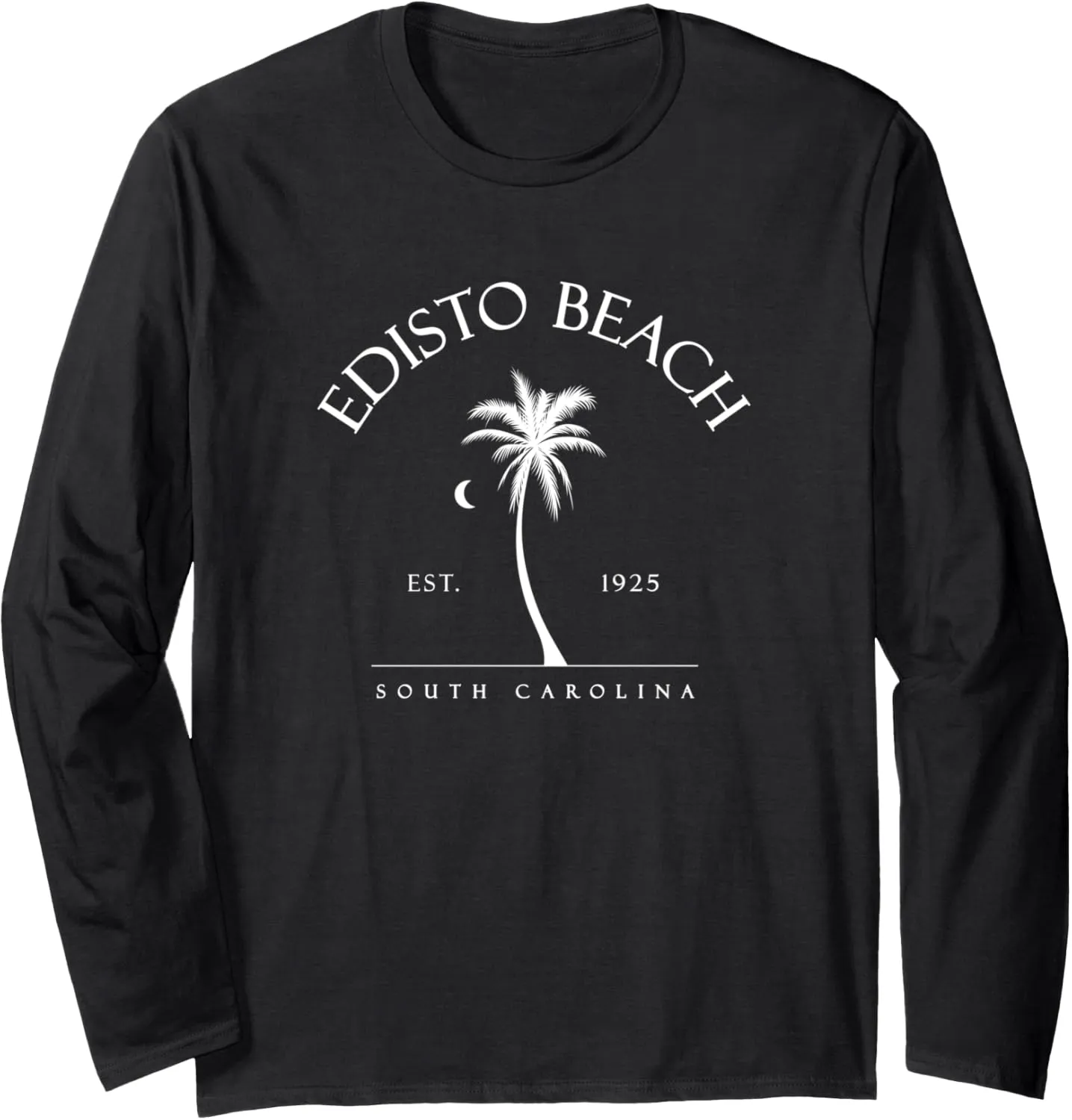 Edisto Beach Palm Tree Swimming Scuba Novelty Gift SC Long Sleeve T-Shirt