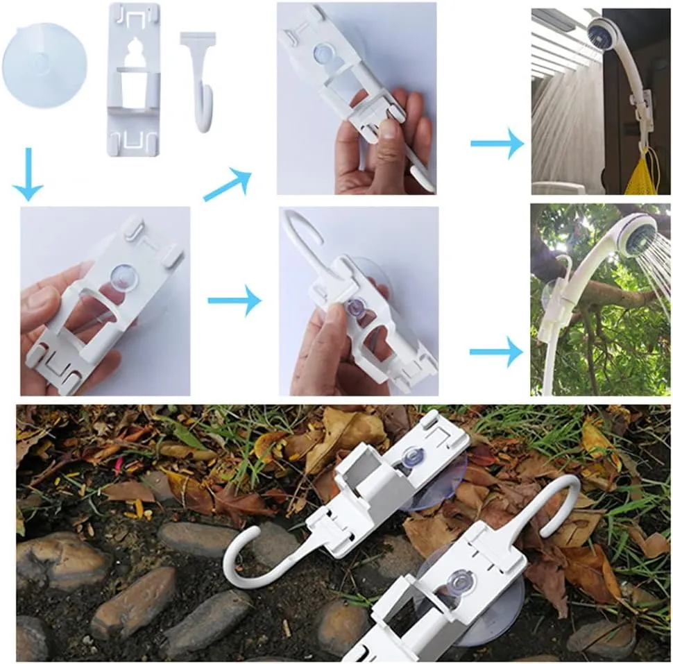 Ejoyous Portable Camping Shower, Outdoor Electric Shower with Rechargeable Handheld Showhead, Portable Shower for Hiking Pet Cleaning Watering and Beach Washing