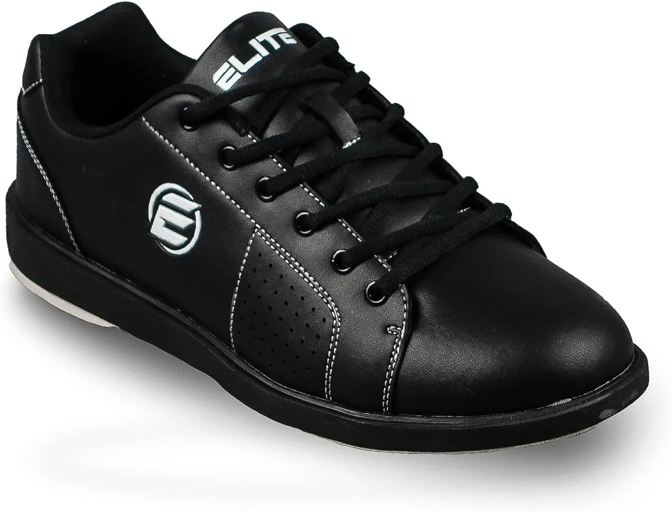 ELITE Men's Classic Bowling Shoes - Medium Width, Universal Soles