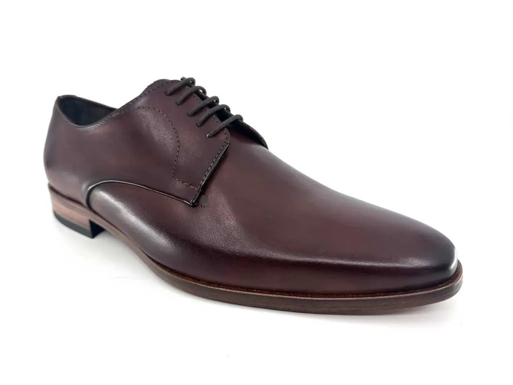 Fabio Brandy Brown Men's Leather Derby Shoes