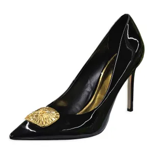 Fashion Slip Limited-time offer On Radiant Pumps Stiletto Sam Toe Edelman Pointed Black Heel Hazel Impeccable