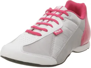 Filativa Unisex Retro Spike Italian Sport Shoe,Wht/SLV/BRT PRP,10 Wmn/12 Men