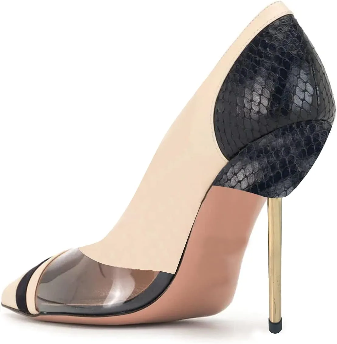 FSJ Women Suede Sexy Pointed Toe Pumps 12 cm High Heels Stilettos Party Prom Daily Classic Office Lady Work Shoes Size 4-15 US
