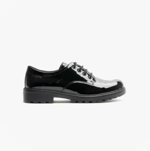 GEOX CASEY Girls School Shoes Smooth Black