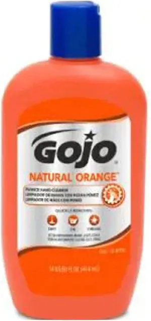 Gojo Hand Cleaner With Pumice Orange Formula 14 Oz. Bottle (pack of 12)