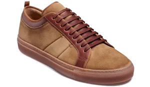 Greg - Tan Suede / Brown Grain