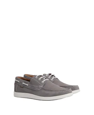 Grey Armada Suede Boat Shoe