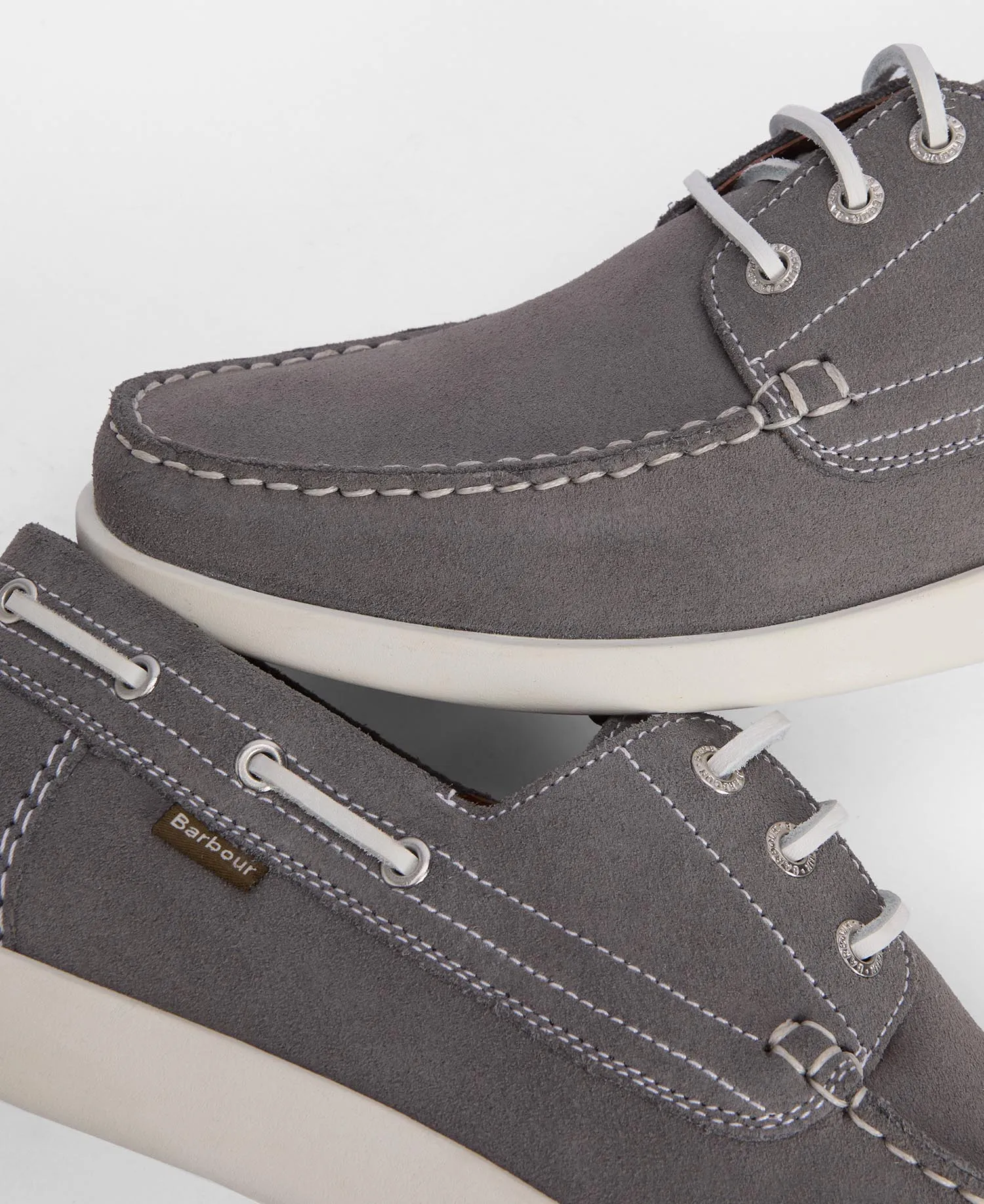 Grey Armada Suede Boat Shoe