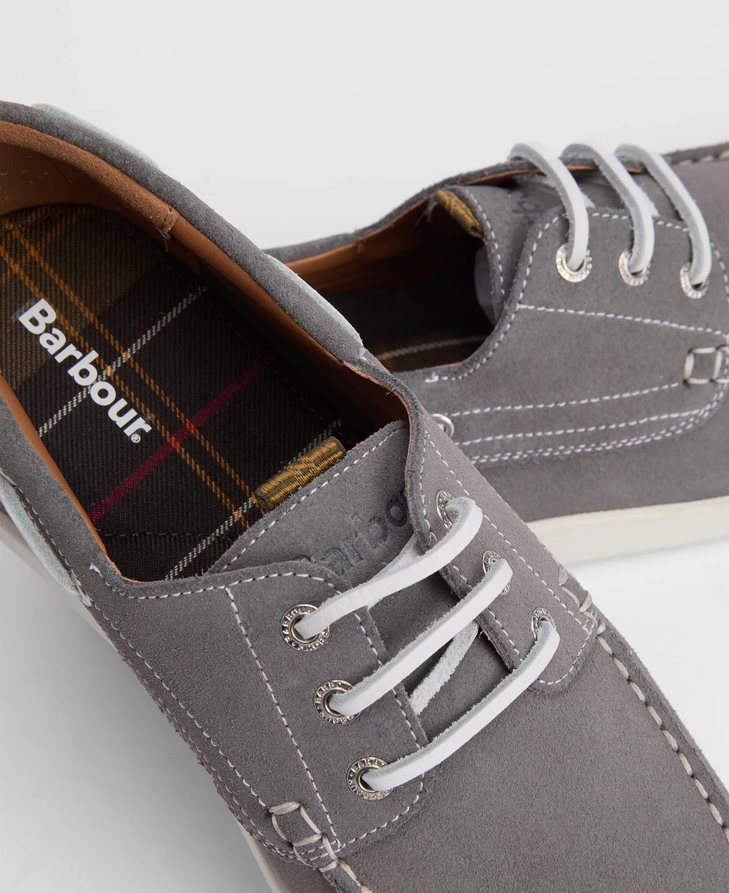 Grey Armada Suede Boat Shoe