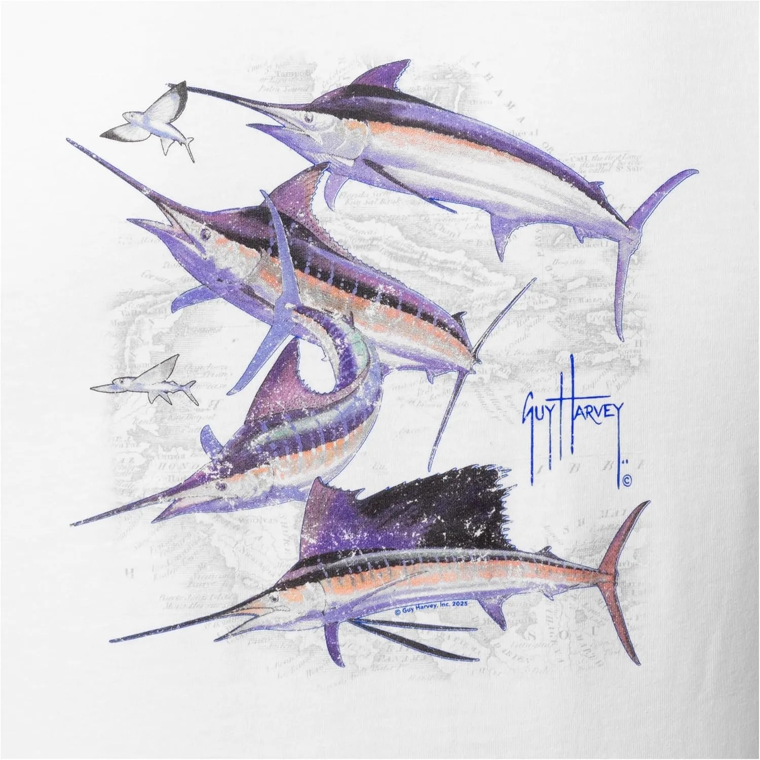Guy Harvey Men's Fish Collection Graphic Tank Top