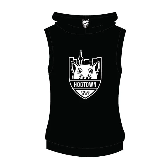 Hogtown Roller Derby: Sleeveless Hoodie