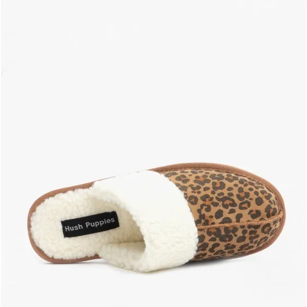 Hush Puppies ARIANNA Womens Suede Mule Slippers Multi