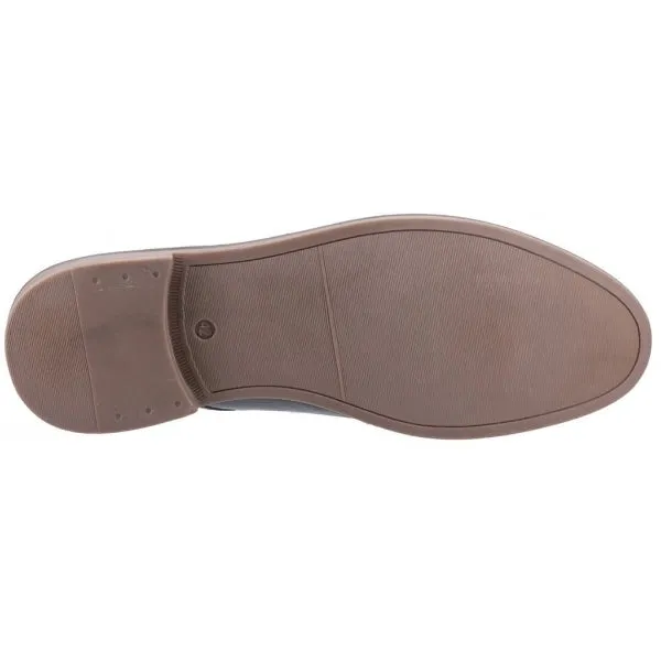Hush Puppies BRAYDEN Mens Leather Derby Shoes Brown