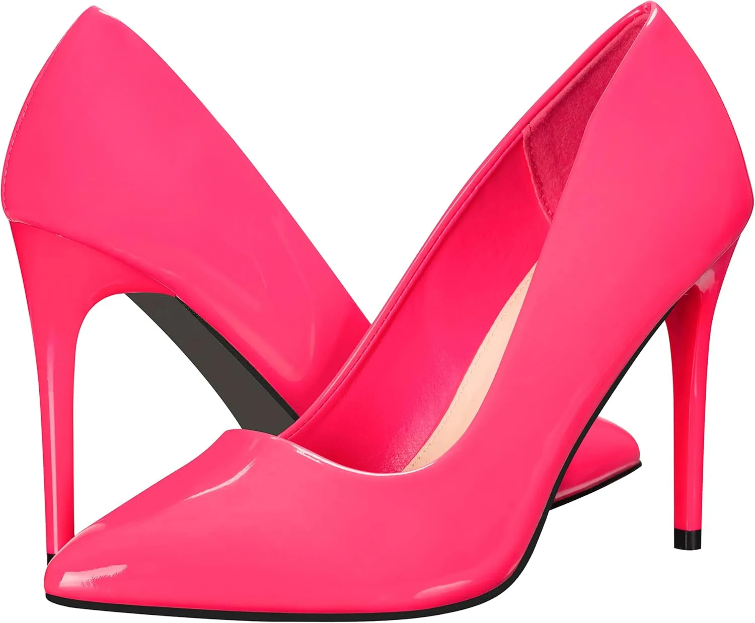 ILLUDE Women's High Heel Pumps Stiletto Heels Pointed Toe Pumps Shoes - Nancy