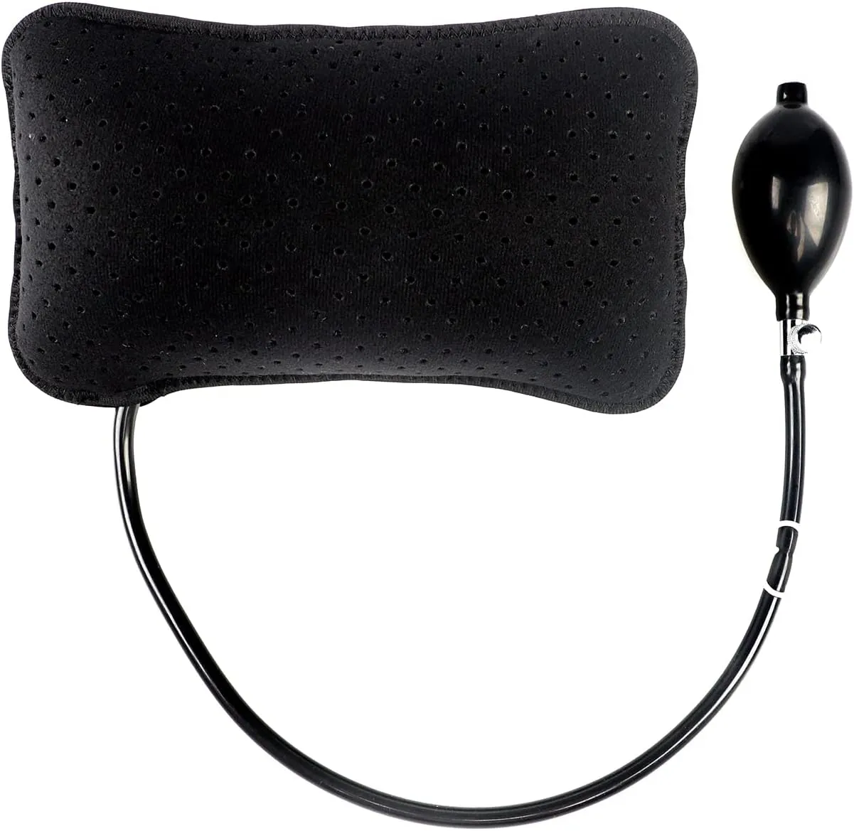 Inflatable Lumbar Support Pillow for Car Seat, Office Chair Bed, Home Use, with Air Pump Airbag Waist Brace Lumbar Traction Belt Back Support Cushion for Reducing Lower Back Pain