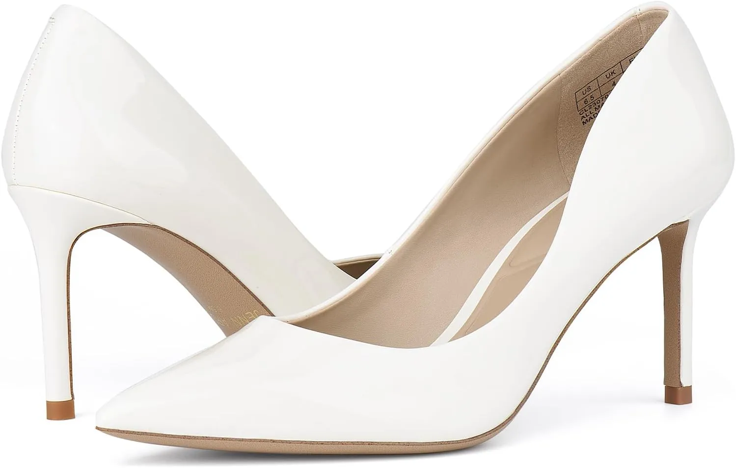 JENN ARDOR Women’s Heels Pumps 3.14”High Heel Shoes Women Classic Pointed Toe Stiletto Heel Shoes Sexy Office Party Event Dressy Pumps
