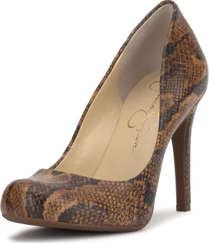 Jessica Simpson Women's Calie Round Toe Classic Heels Pumps Shoes