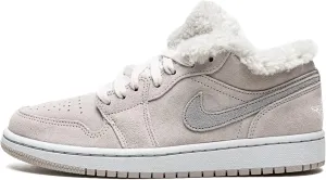 Jordan Womens WMNS Air Jordan 1 Low SE DO0750 002 Sherpa Fleece - Size 6.5W
