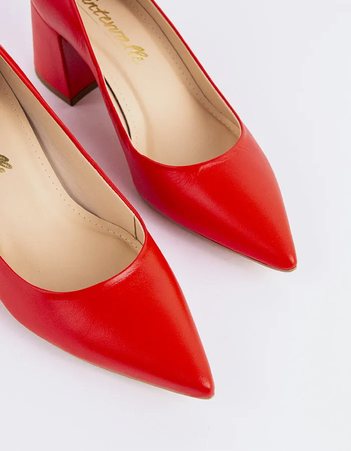 Josephine Red Leather