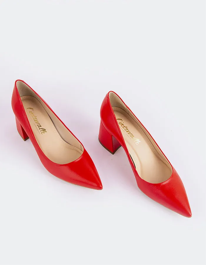 Josephine Red Leather