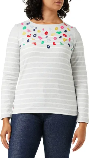 Joules Women's Harbour Luxe Long Sleeve Jersey Top
