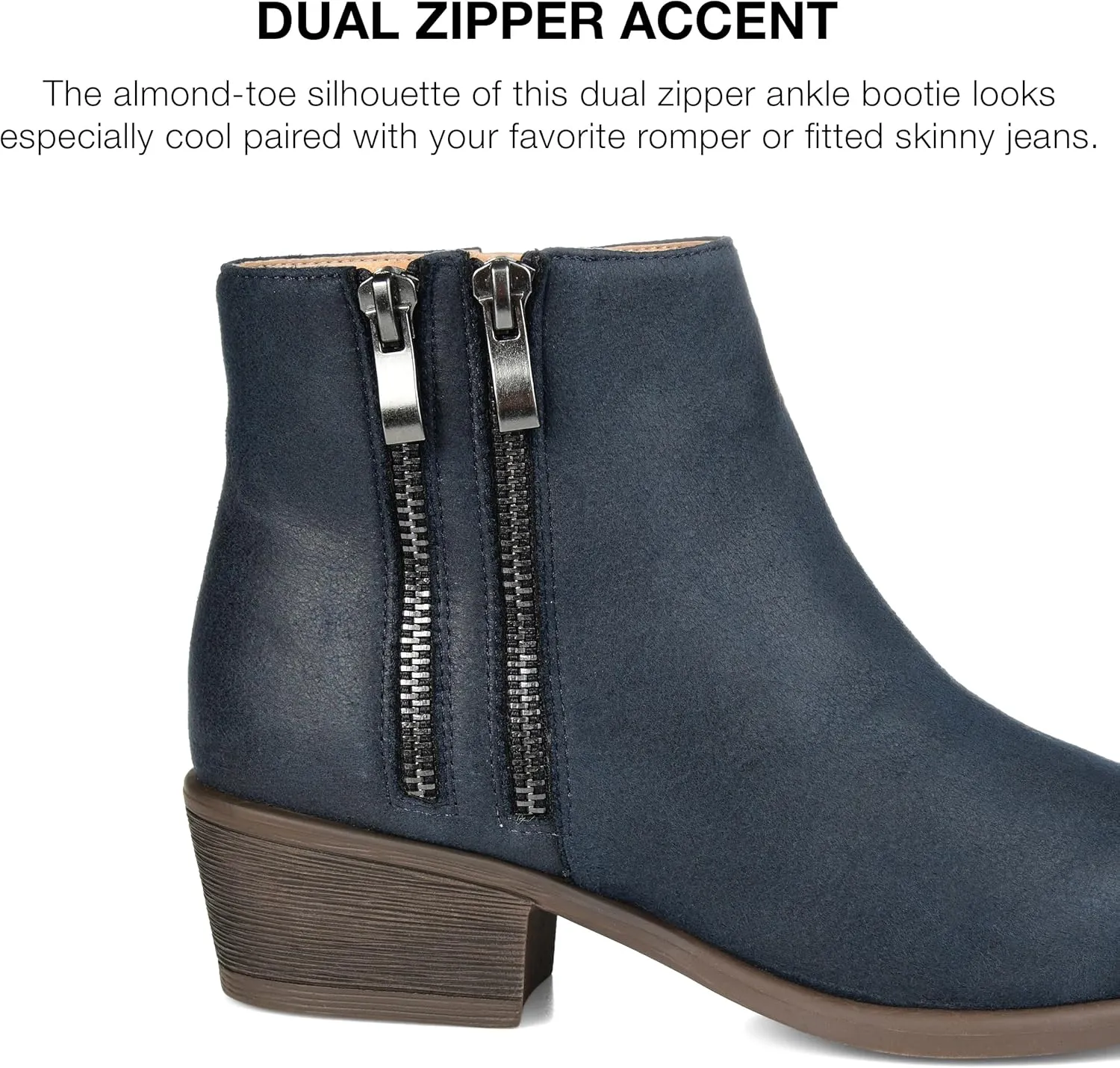 Journee Collection Women's Ankle Boots and Booties