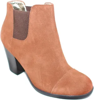 Kenneth Cole REACTION Women's Life LINE Bootie, Oak Suede, 9.0 M US