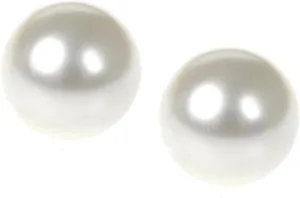 Kenneth Jay Lane Oversized Frameless Pearl Clip Earrings (18, 20 & 24mm)