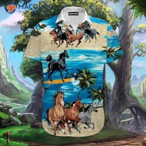 Kentucky Derby Horse Harness Hawaiian-style Shirts