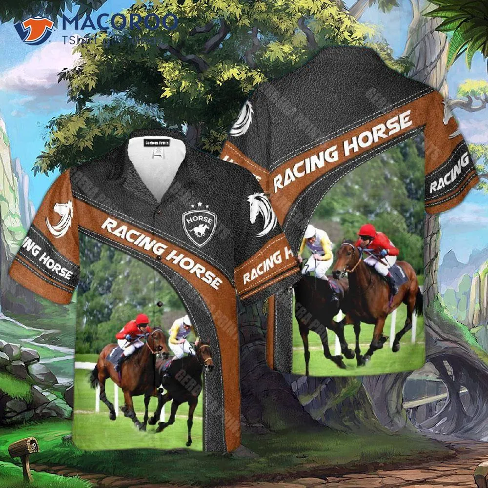 Kentucky Derby Horse Racing Hawaiian Sport Shirts