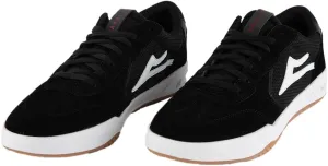 Lakai Atlantic Men's Skate Shoe, Black/White Suede, 9.5