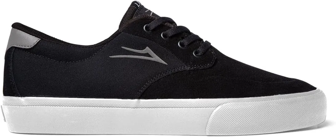 Lakai Men’s Riley 3 Low-Top Skateboarding Shoe - Black/Grey Suede, 10.5 US