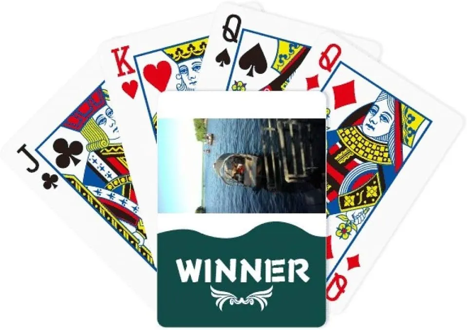 Lake Fishing Boat Photography Winner Poker Playing Card Classic Game