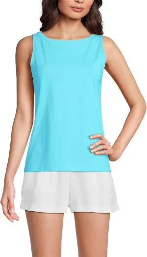 Lands' End Women's American-Grown Supima Cotton Tank Top