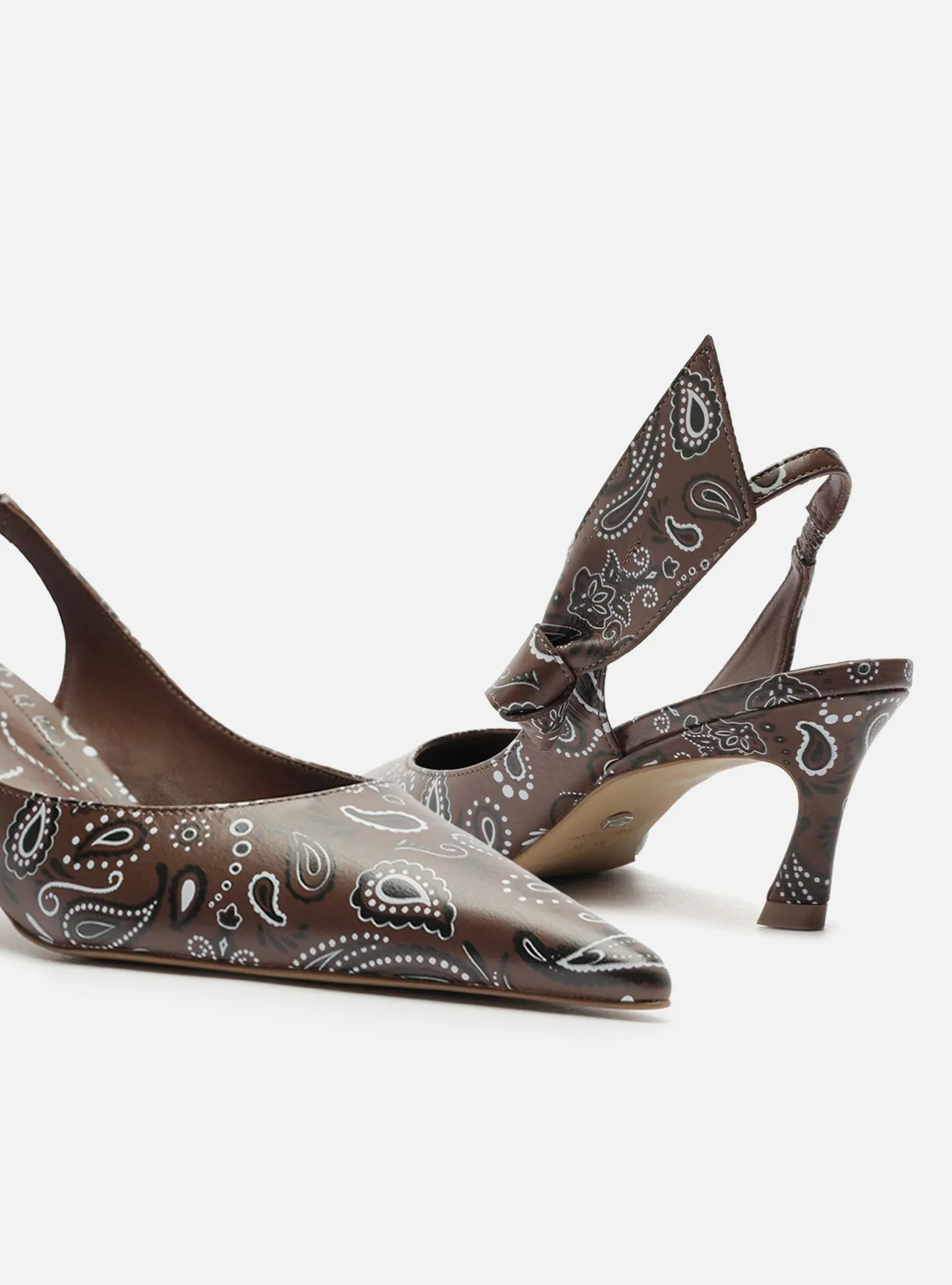Laura Mid Stiletto Paisley Pump