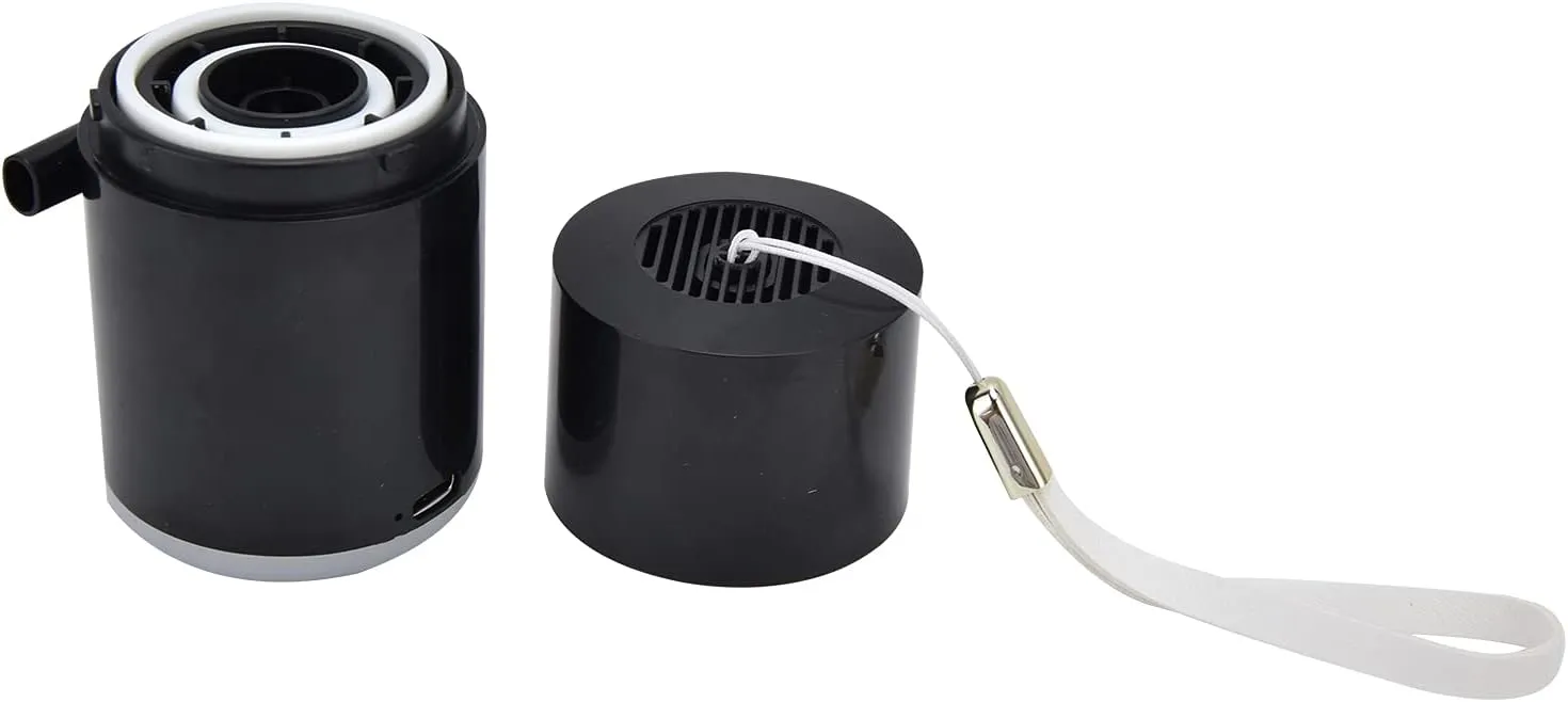 LED Mini Air Pump Efficient USB Multifunction BatteryOperated for Home and Outdoor Camping with 4 Gears, Fast Inflation, Longlasting Battery, 2 Nozzles, and 4 Lighting Modes