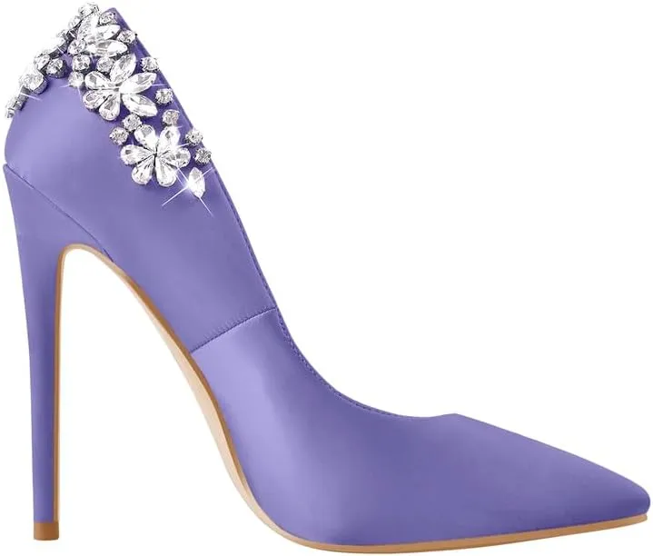 LISHAN Women's Pointed Toe High Heel Pumps